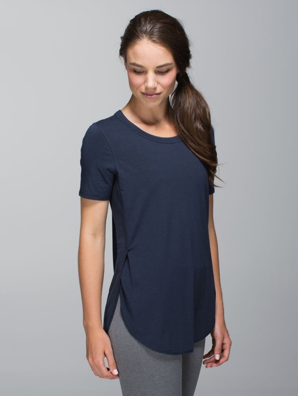 Lululemon Om Tee Shirt Inkwell Navy